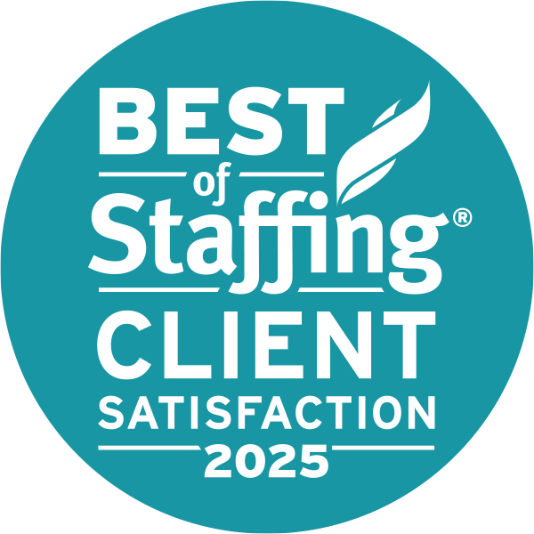 Onward Search Best of Staffing Award Badge for Clients 2025